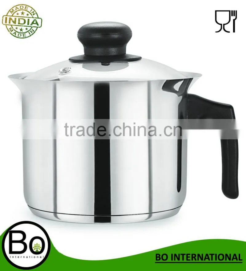 Stainless Steel Induction Cookware Milk Jug With Lid Gift Box