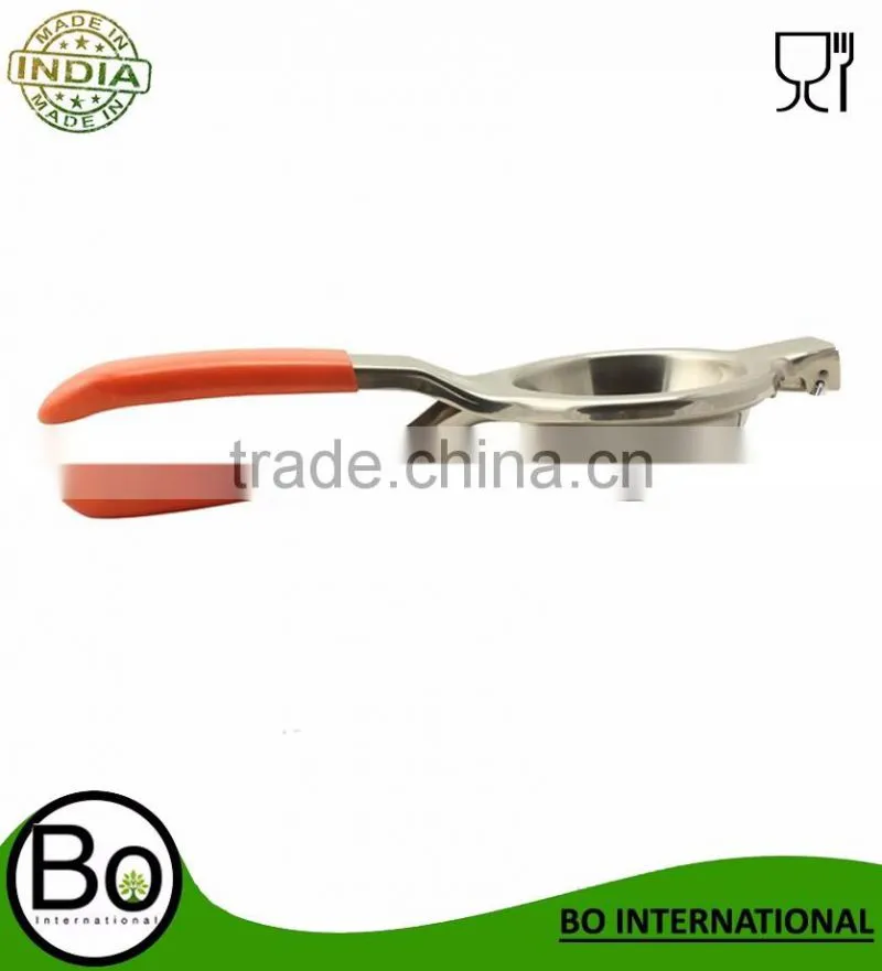 FDA stainless steel 18/8 metal manual lemon juicer