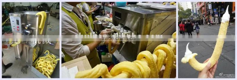 2015 best selling Ice cream filling puffing machine for stick house puff machine