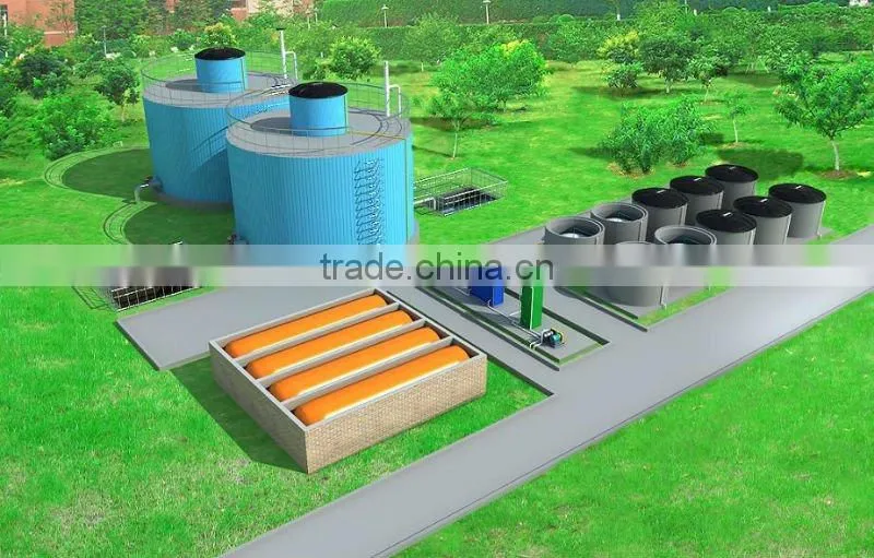 commercial biogas plant for farms to generate electricity