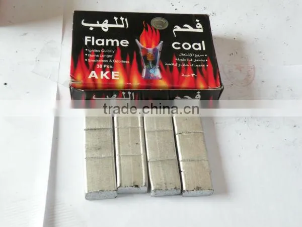 Pure natural bamboo silver shisha chacoal