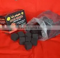 shisha charcoal coal and BBQ briquette