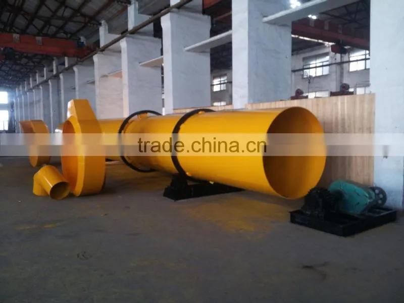 Rotary drum dryer used for silica sand/iron ore/fly ash/pomace