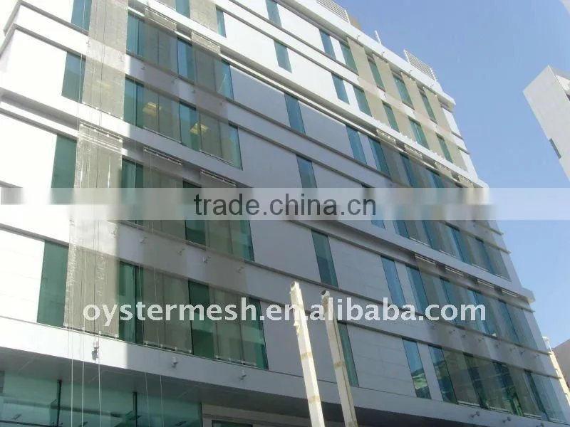 Metal facade decorative mesh