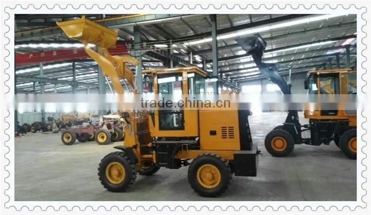 Cheap 0.8 Ton ZL08F mini loader for sale with single cylinder engine for Vietnam market