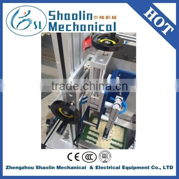 Semi Automatic cardboard box paper gluing machine with Hot Melt Adhesive