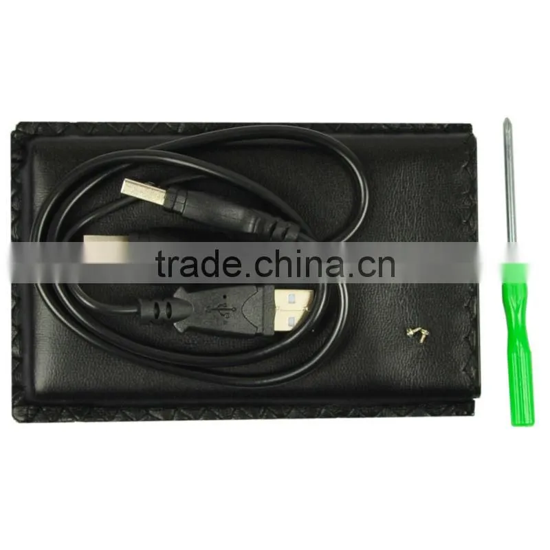 USB 2.0 2.5 inch SATA Hard Drive Disk Enclosure Aluminum HDD External Case Box