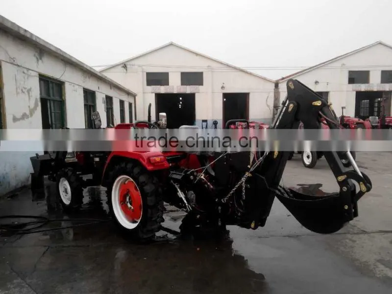 Tractor Backhoe Attachment with PTO hydraulic pump - attach to standard 3PL