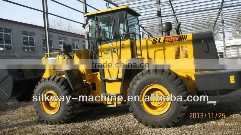 Shantui 50 ton high quality Wheel Loader SL50W with low price for sale