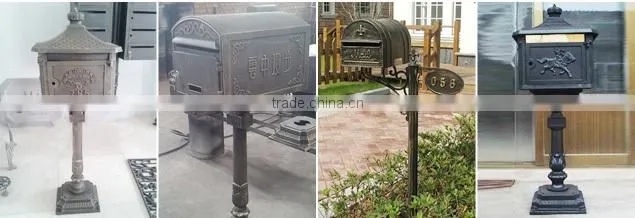 Retro Style outdoor wall mounted mailboxes