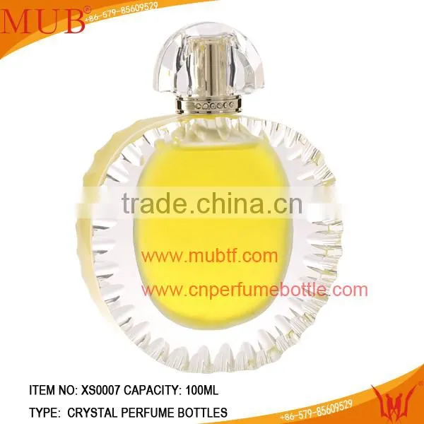 2014 elegant and high quality vintage crystal perfume bottle