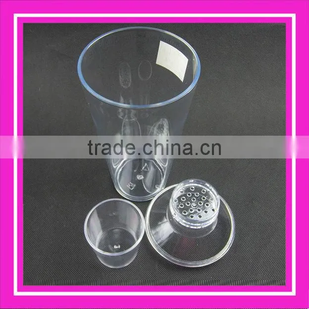 plastic shaker & ice shaker & plastic juice shaker