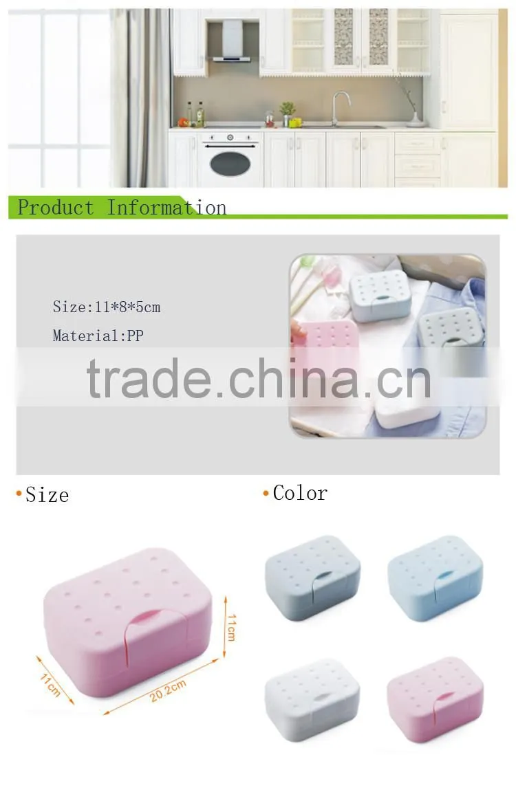 Home Bathroom Shower Travel Hiking Soap Box Dish Plate Holder Case Container
