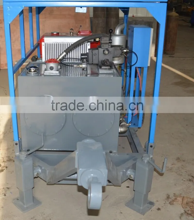 Good performance china hydraulic power unit with water cooling diesel engine
