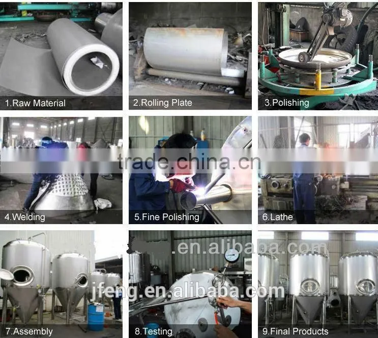JFJG-5 stainless steel blending tank with agitator