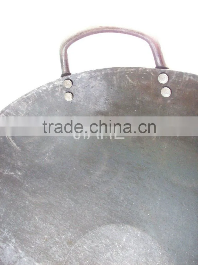 Hand Made Flat Bottom Chinese wok