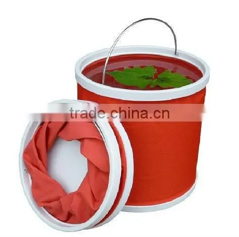 Can be widely used for fishing, car washing, camping, household, student picnic, vacation, promotion gift, etc. Foldable bucket