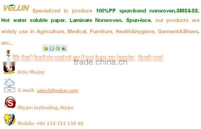 PP Spunbond non woven headliner fabric with best price