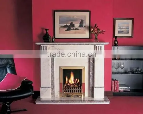 good quality of marble electric fireplace