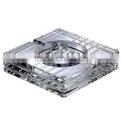 crystal glass cigar ashtray