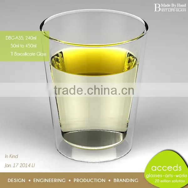 Wholesale Handmade Pyrex 10oz Glass Tumbler