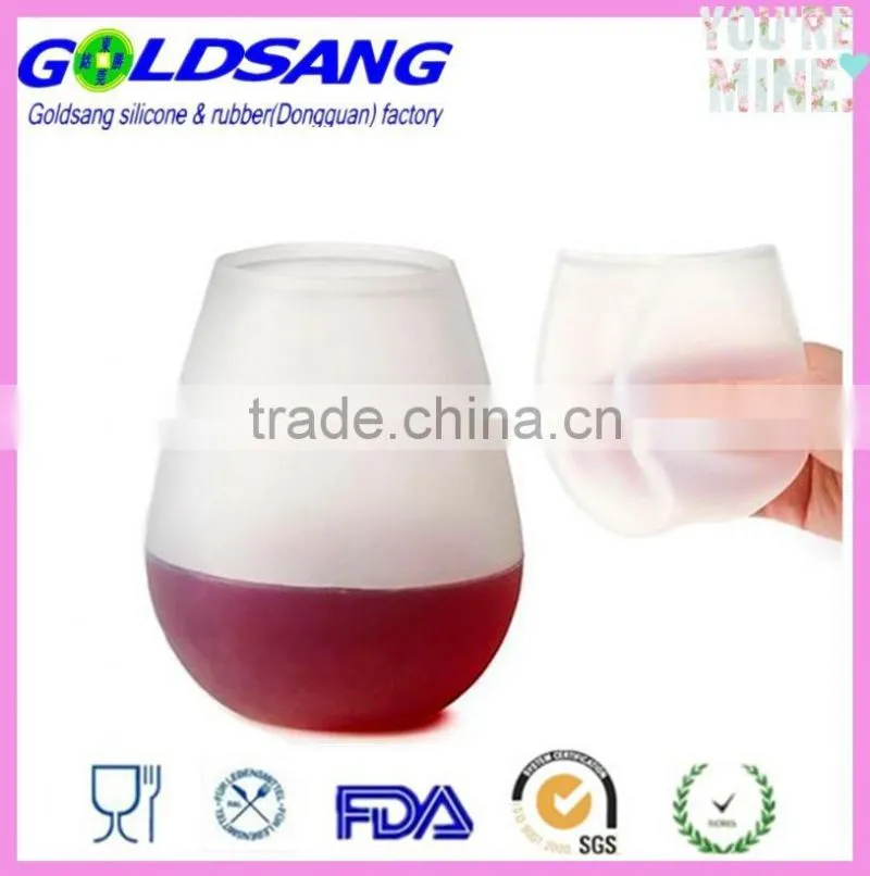 Drinkware Set for Camping 330ML silicone Whiskey cup