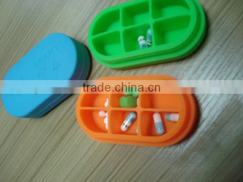 Eco-friendly silicone pill box