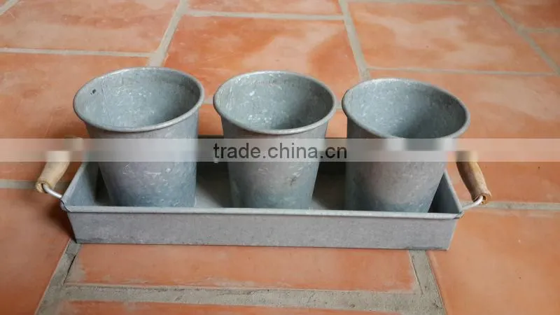 The New Modern Style Zinc Planter - Tall Zinc Water Pots