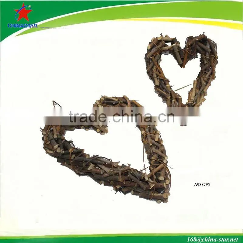 wood heart wall decor