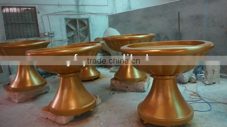 Modern garden pots