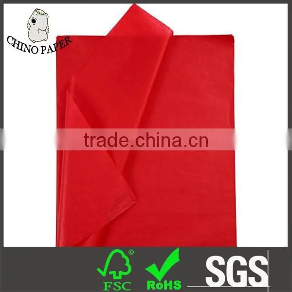 Nice Red tissue paper/rainbow color wrapping paper