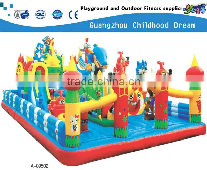 (CH-22177) INFLATABLE JUMPING , CHILDREN USE TIGER INFLATABLE JUMP BED