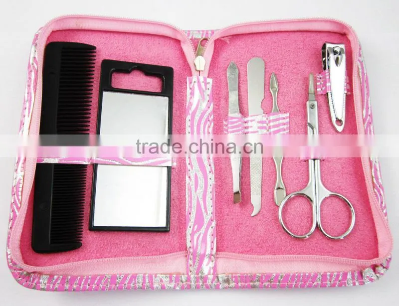 manicure travel kit with comb