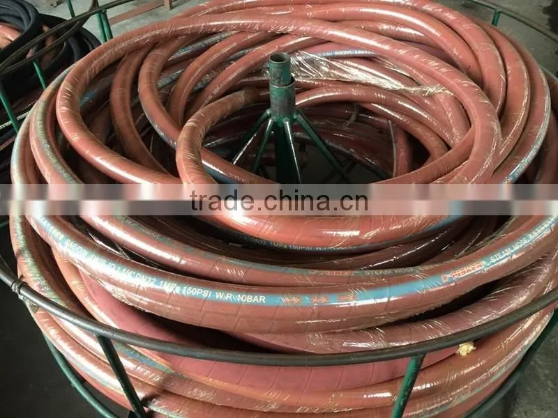 High Temperature High Pressure Red EPDM Rubber Steam Hose