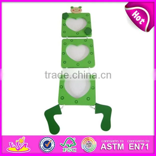 New product wooden baby photo frame,cheap wooden toy baby photo frame,cute baby photo frame for home decorative WJ278252