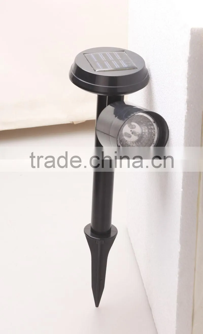 Hot sales factory price cheap lawn black body solar garden light