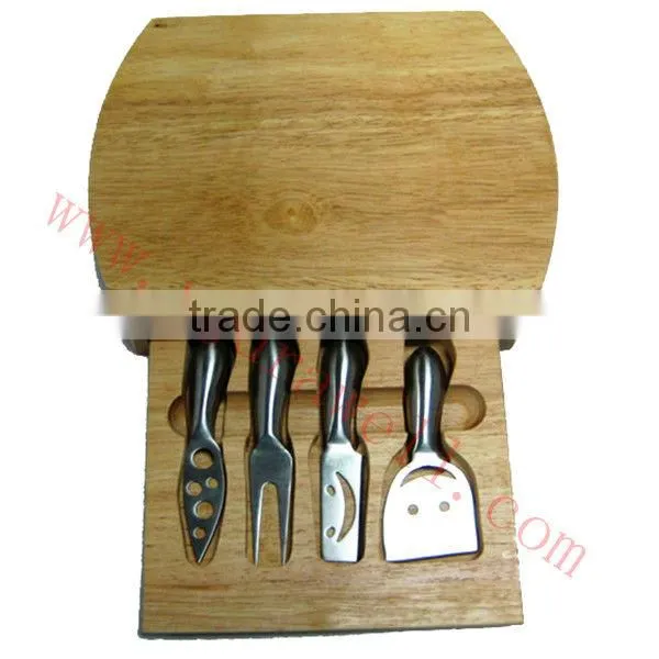 AM-1733 Wooden Cheese Cutting board Set