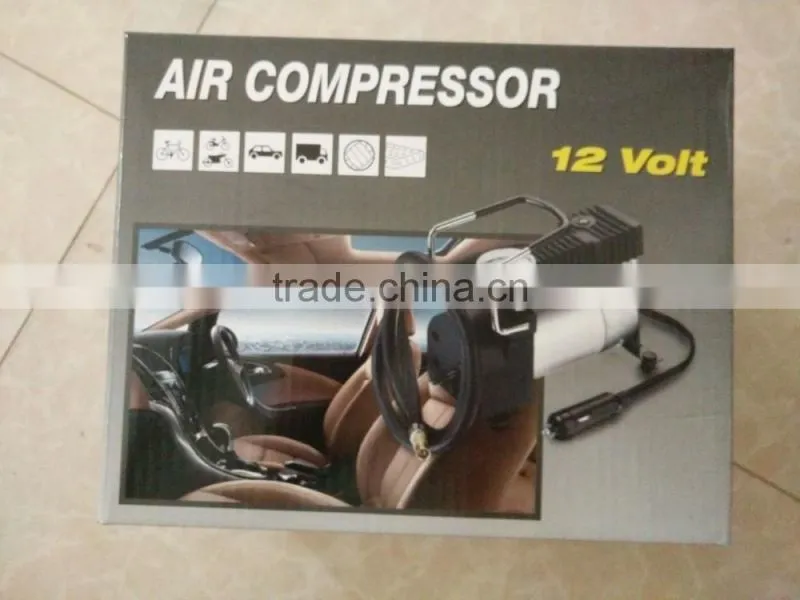 DC 12V Single Cylinder Metal Auto Air Compressor Car Tire Air Pump