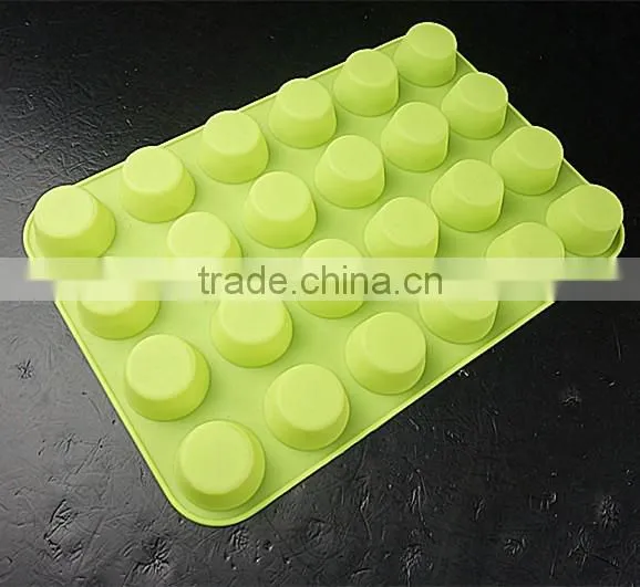 10112 24pcs CUPS Shape Silicone Cake Mold