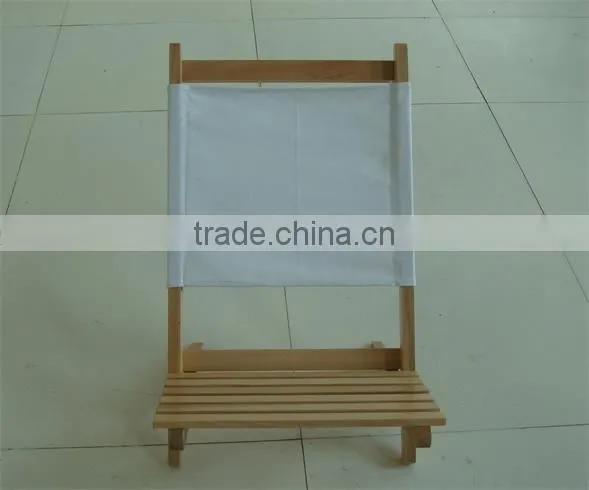 2017 Qingdao inflatable folding slat wooden beach chair