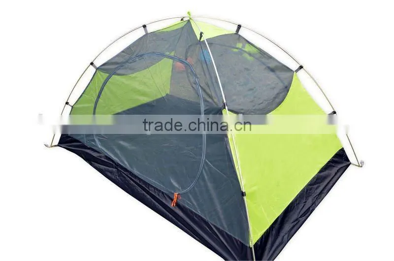 Simple and practical 2 doors frame tent for 2 men