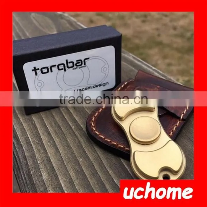 UCHOME 2017 New EDC Toys Hand Spinner Fingertips Spiral Fingers Gyro Torqbar Brass Toys Copper Brass