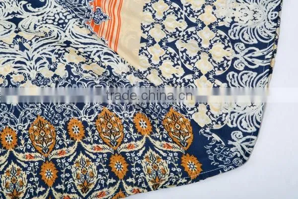 HD-D148 hot design elegant fashion floral women dress/casual ladies dress