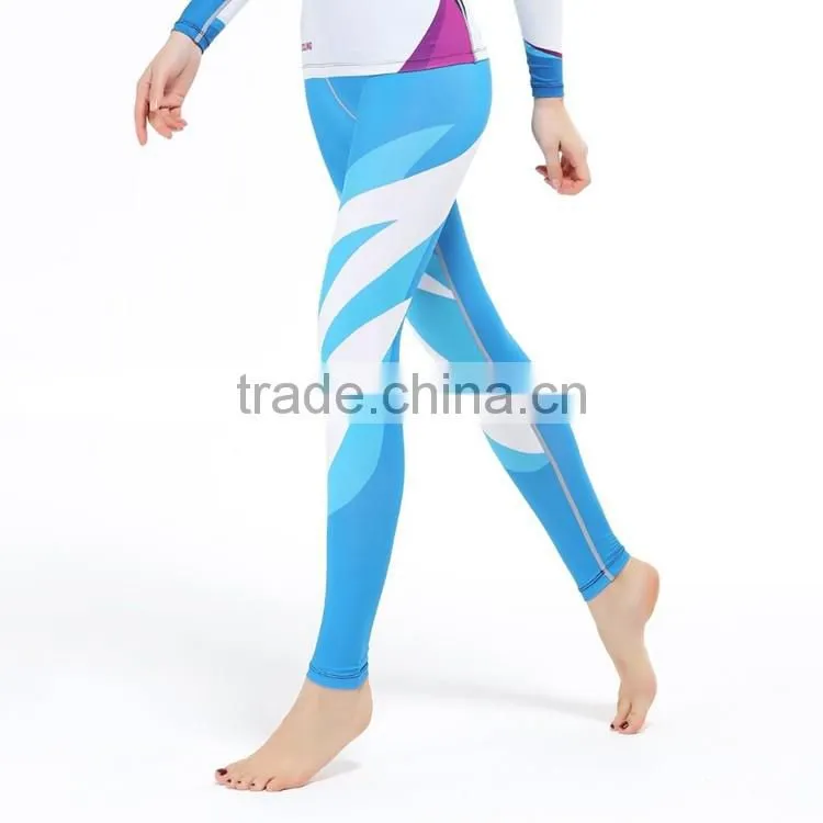Sublimated custom design wear running tights