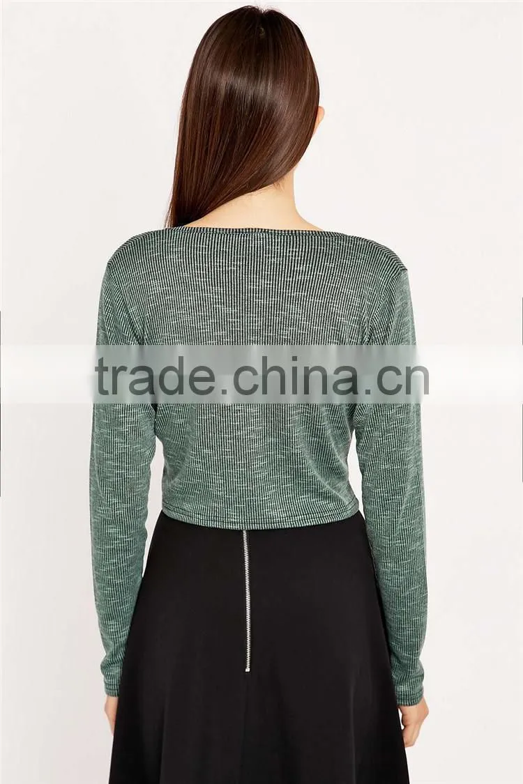 New fashion dry fit plain t shirts full hand designer v neck t shirts