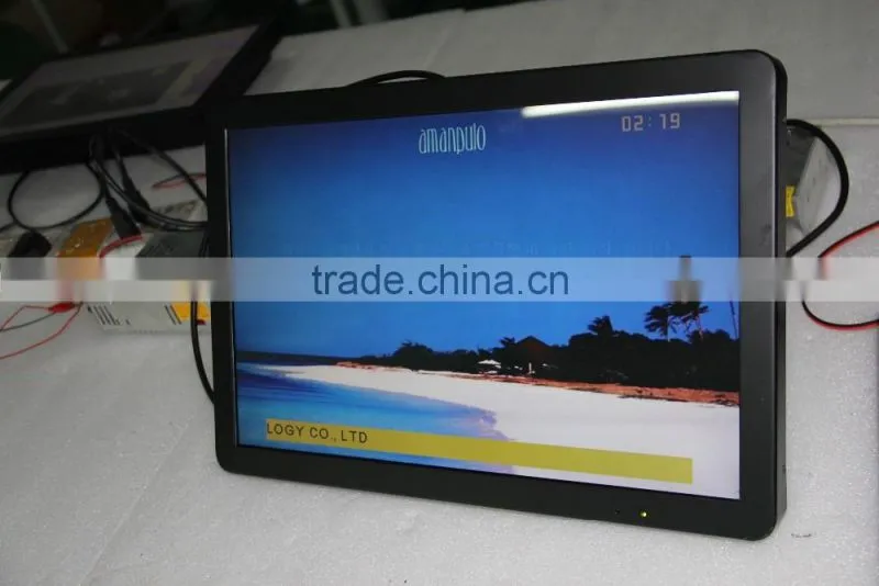 21.5inch bus led advertising display screen (support DC 12v-24v)