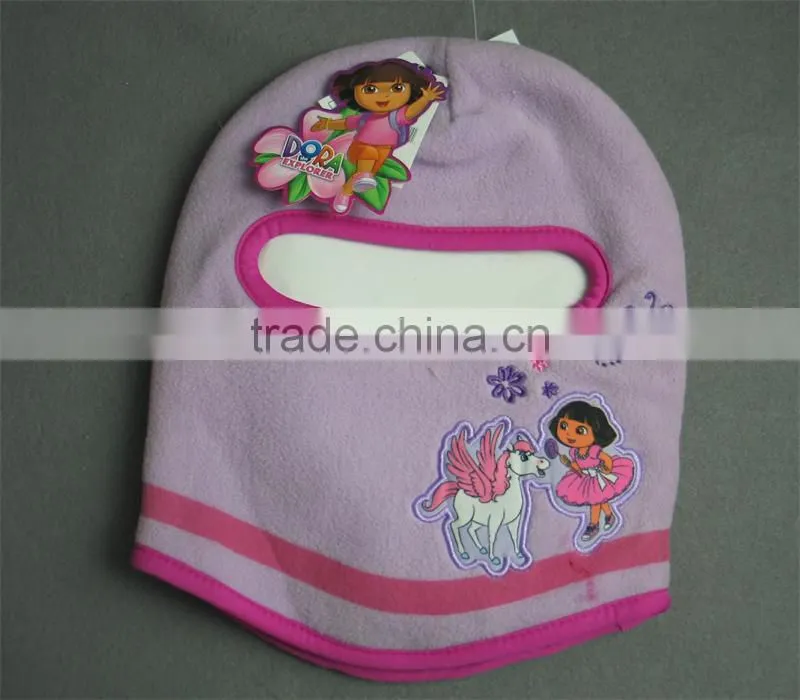 cartoon mask polar fleece face beanie hat