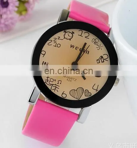 Creative Personality Minimalist Leather Normal Watch Men And Women Couple Watch Smart Electronics Casual Watches