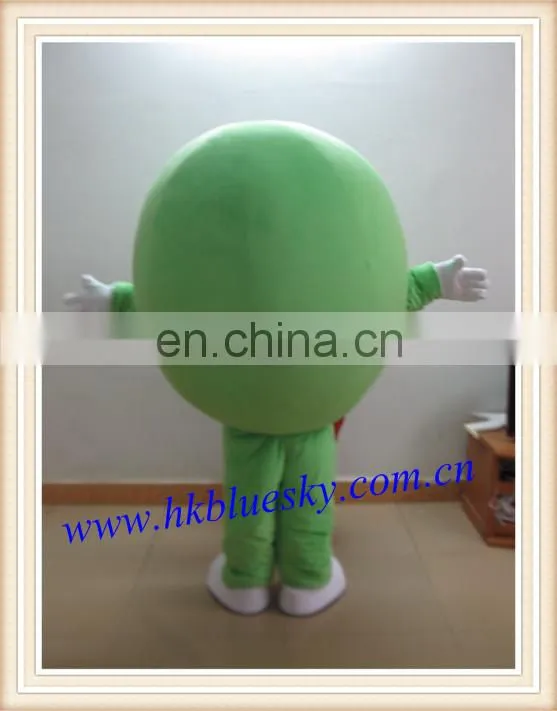 Adult Pea Mascot Costume Beans Costume for sale