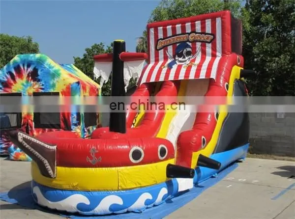Inflatable Slide Galley Pirate Ship, inflatable dry slide